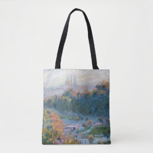 Tote Bag Claude Monet - Vue des Tuileries, étude