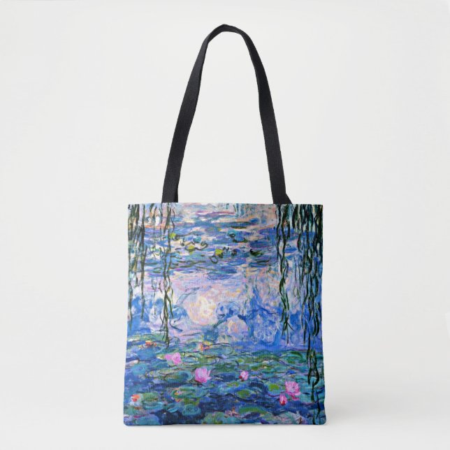 Tote Bag Claude Monet - Water Lilies, 1919, (Devant)