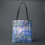 Tote Bag Claude Monet Water Lys Vintage Floral HD Art<br><div class="desc">Claude Monet Water Lilies Vintage Floral HD Art Sac fourre-tout.
Water Lys peinture de Claude Monet. Peint entre 1916 et 1919.</div>