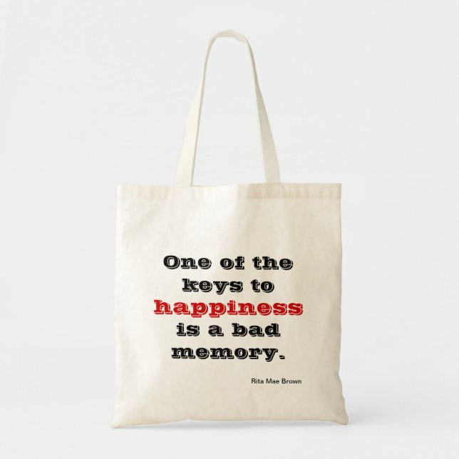 Tote Bag Clé au bonheur (Devant)