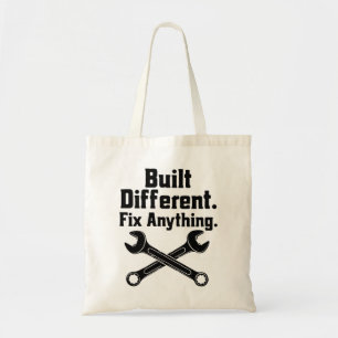 Tote Bag Clé de Mécanicien Répare Tout Construit Différemme