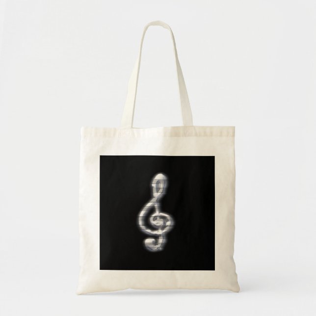 Tote Bag Clé de musique (Devant)
