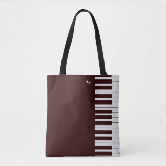 Tote Bag Clés de piano élégantes personnalisées