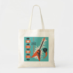 Tote Bag Cleveland Ohio Guitare électrique