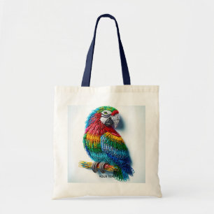 Tote Bag Clips papier mignonne Imaginaire Oiseau