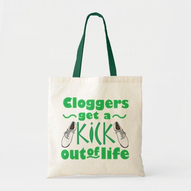 Tote Bag Cloggers obtiennent un coup-de-pied hors de la (Devant)