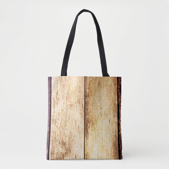 Tote Bag Closeup of old wood texture backgroundabstract, ho (Devant)