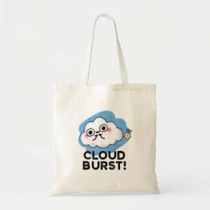 Tote Bag Cloud Burny Funny Cloud Fart Pun