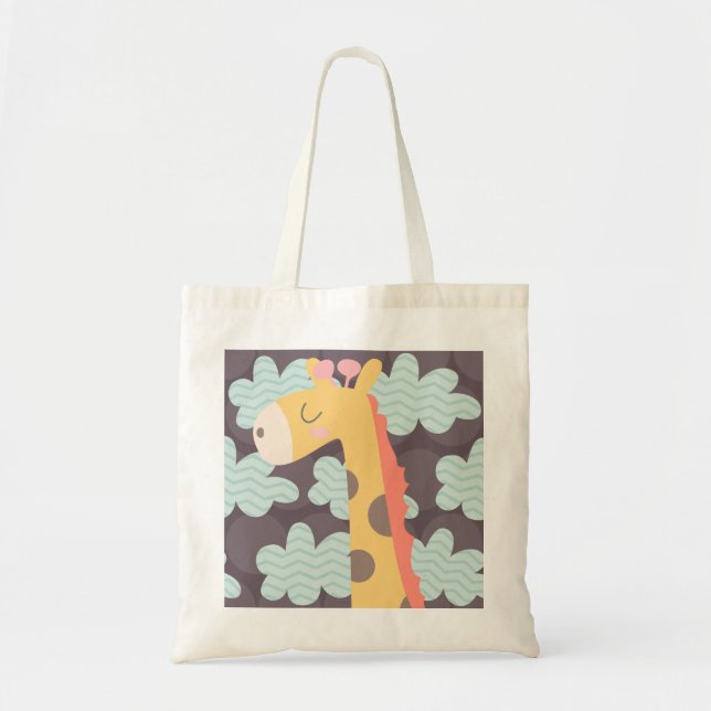 Tote Bag Clouds and Giraffes (Devant)