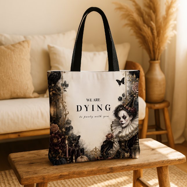 Tote Bag Clown Enchanté Mascarade d'Halloween (Créateur téléchargé)