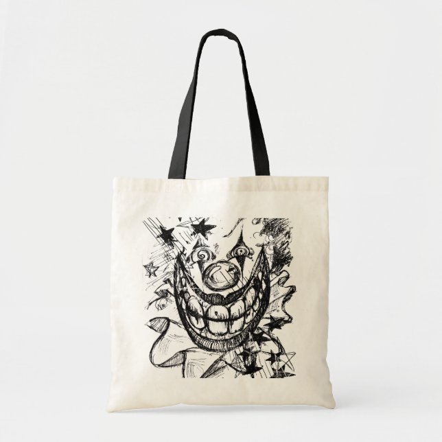 Tote Bag Clown mauvais (Devant)