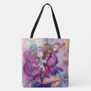 TOTE BAG CLOWN ROSE MUSICAL