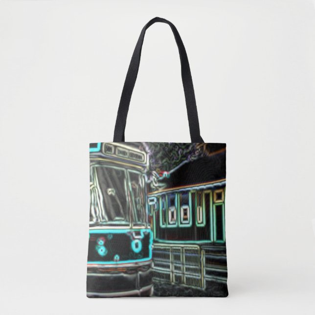 Tote Bag CLRV Neon à stn Medium Shoulder Fourre-tout (Devant)