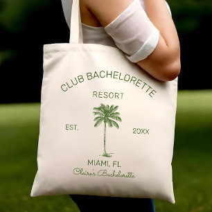 Tote Bag Club Bachelorette Palm Beach Mariage de Destinatio