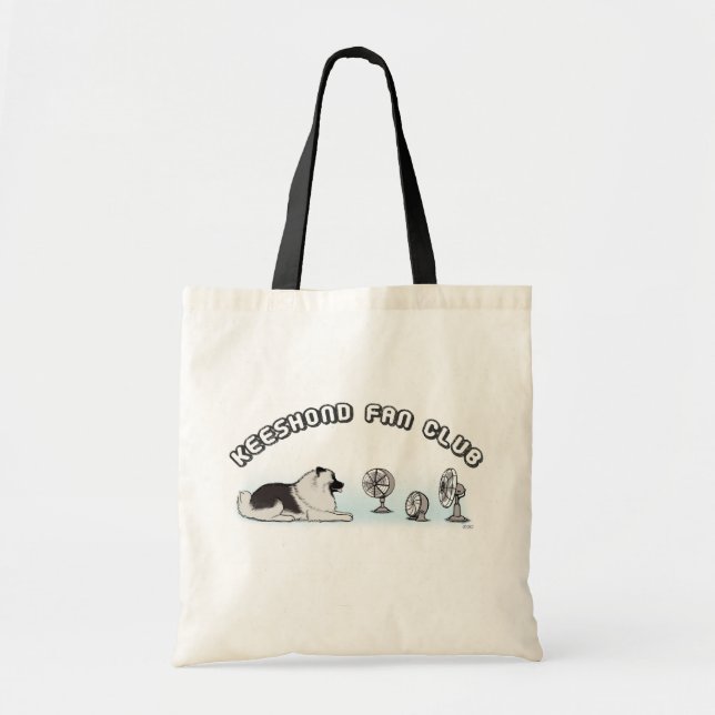 Tote Bag Club de fan de Keeshond (Devant)