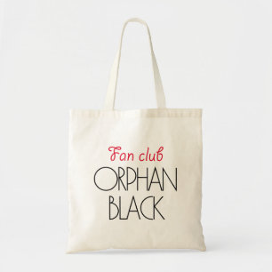 Tote Bag Club de fan noir orphelin