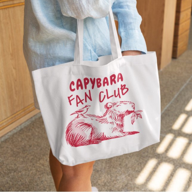 Tote Bag Club de fans de Capybara (Créateur téléchargé)