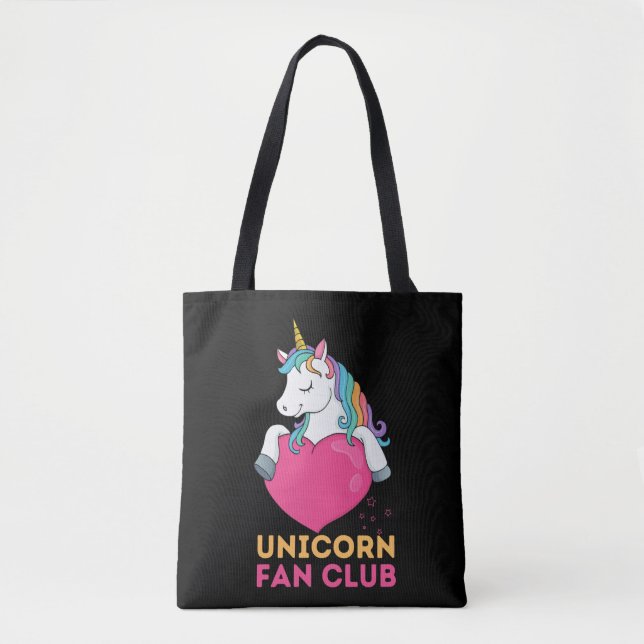 Tote Bag Club de fans de Unicorn (Devant)