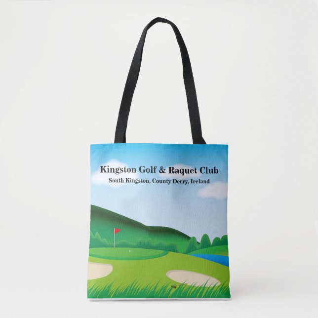 Tote Bag Club de golf customisé/Sac fourre-tout de ligue (Devant)