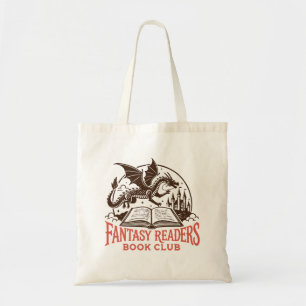 Tote Bag club de lecture des lecteurs de fantasy dragon et