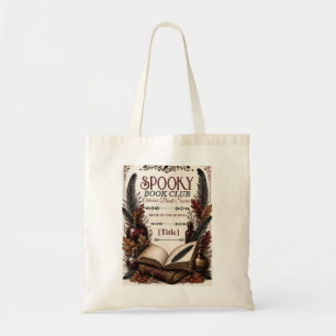Tote Bag Club de lecture gothique vintage et effrayant pour