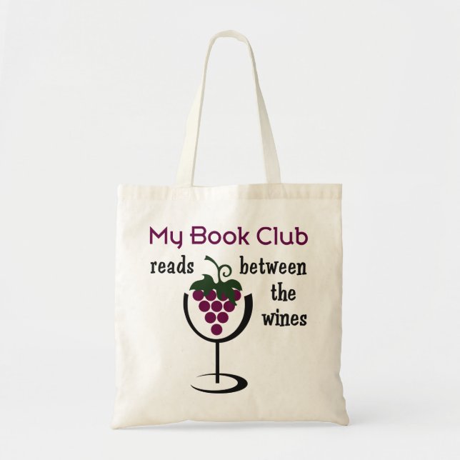 Tote Bag Club de réservation de vin (Devant)