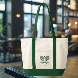 Tote Bag Club de sport Nom Tennis Équipe Green Swag<br><div class="desc">Customisez facilement ce sac fourre-tout en ajoutant votre nom de club ou de société en cliquant sur le bouton "Personnaliser". Vous pouvez modifier l'arrière - plan, les polices et la couleur du patch en cliquant sur l'outil "Modifier avec le design". Parfait pour tout club, entreprise ou société scolaire. Commandez autant...</div>
