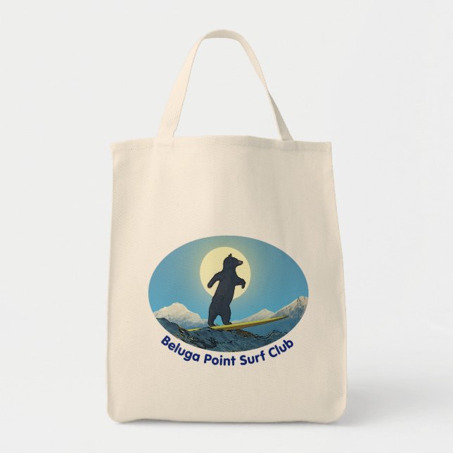 Tote Bag Club de Surf Beluga Point (Devant)