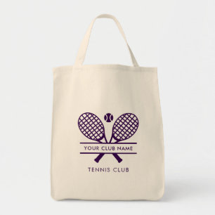 Tote Bag Club de Tennis Moderne Nom de l'Équipe Cadeaux Pub