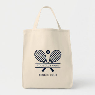 Tote Bag Club de tennis moderne Nom équipe Swag promotionne