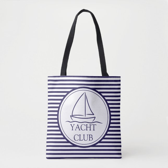 Tote Bag Club de yacht (Devant)