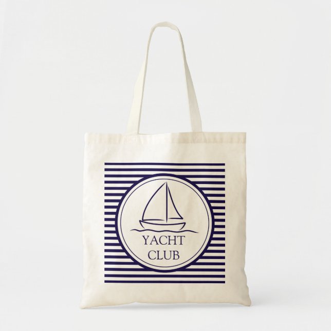 Tote Bag Club de yacht (Devant)