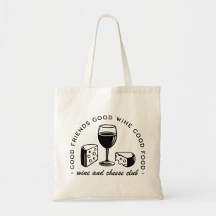Tote Bag Club des amateurs de vin et de fromage