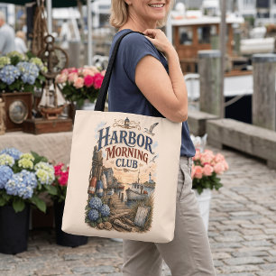 Tote Bag Club du matin du port Phare côtier