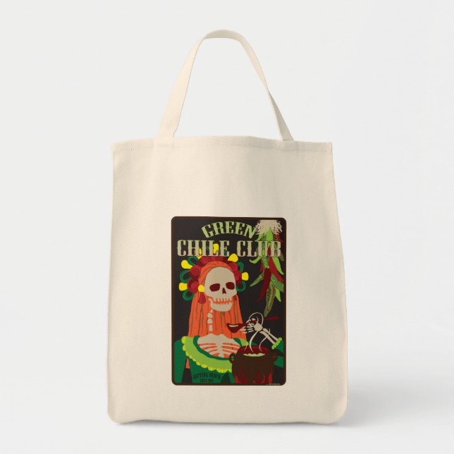 Tote Bag club-enfant vert (Devant)