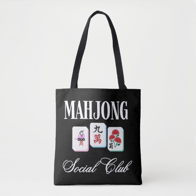 Tote Bag Club Social de Mahjong  (Devant)