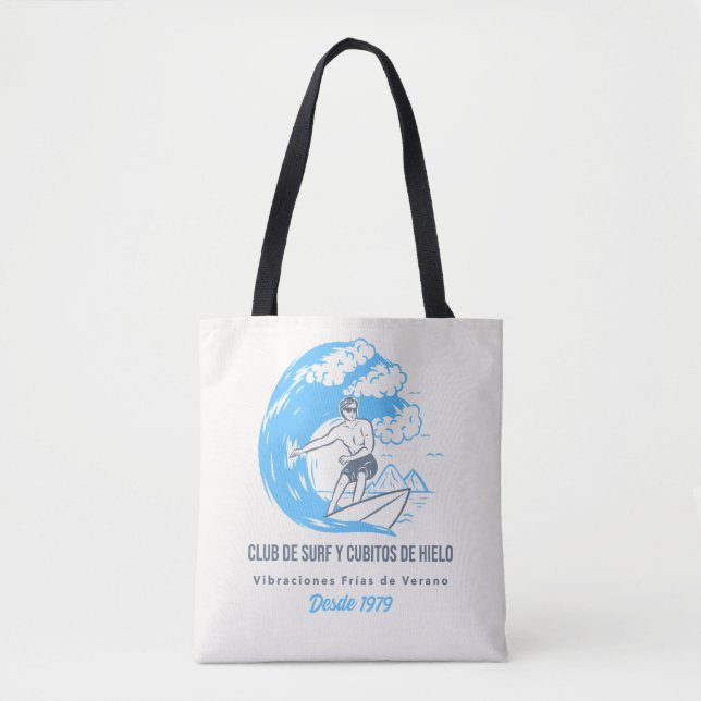 Tote Bag Club Surf et Ice Cube (Devant)