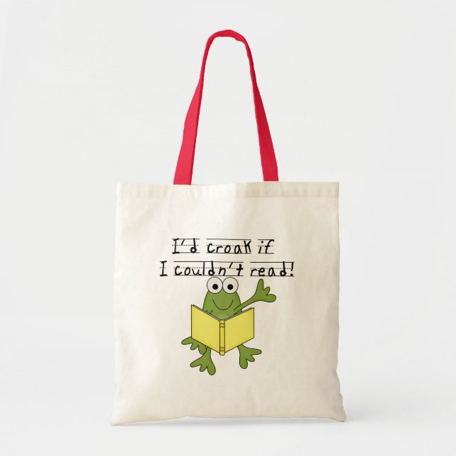 Tote Bag Coassement de grenouille si je ne pourrais pas (Devant)