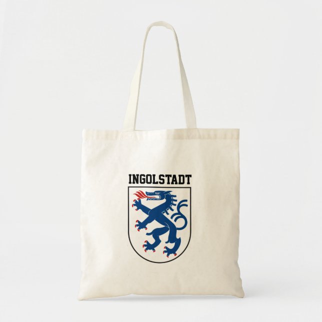 Tote Bag Coat of Arms of Ingolstadt, Bavaria - GERMANY (Devant)