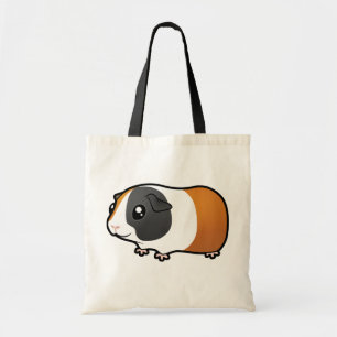 Tote Bag Cobaye de bande dessinée (cheveux lisses)