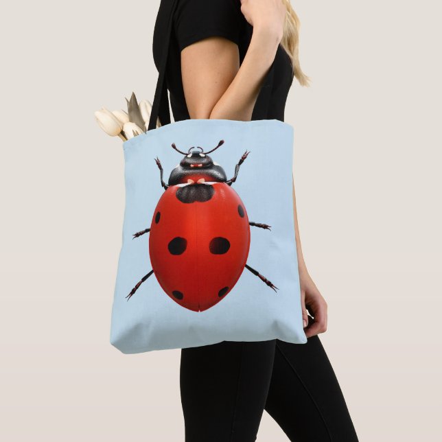 Tote Bag Coccinelle Chanceuse (De près)