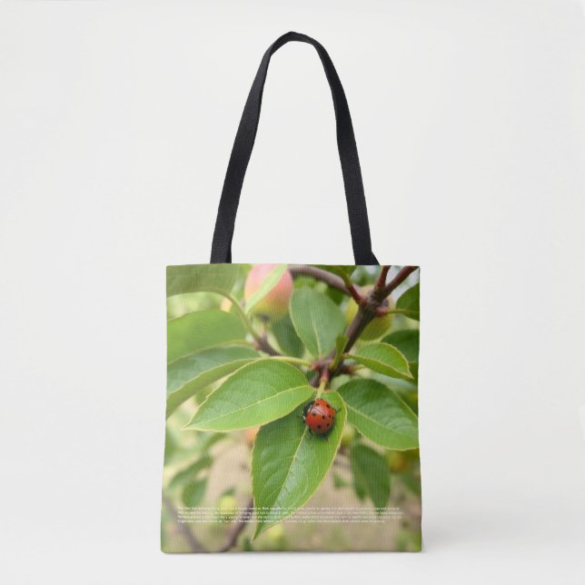 Tote Bag Coccinelle Chanceuse (Devant)