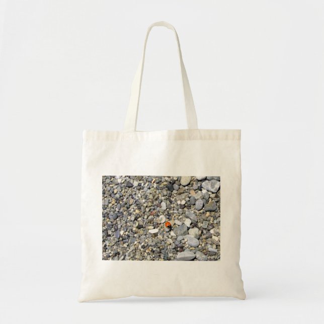 Tote Bag Coccinelle sur la plage Fourre-tout (Devant)