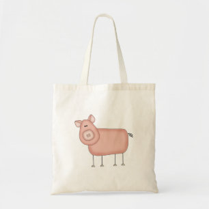 Tote Bag Cochon de caricature