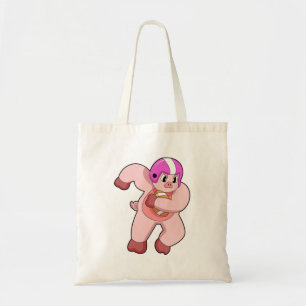 Tote Bag Cochon de football