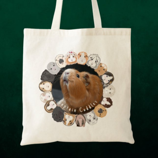 Tote Bag Cochon de Guinée personnalisable (Créateur téléchargé)