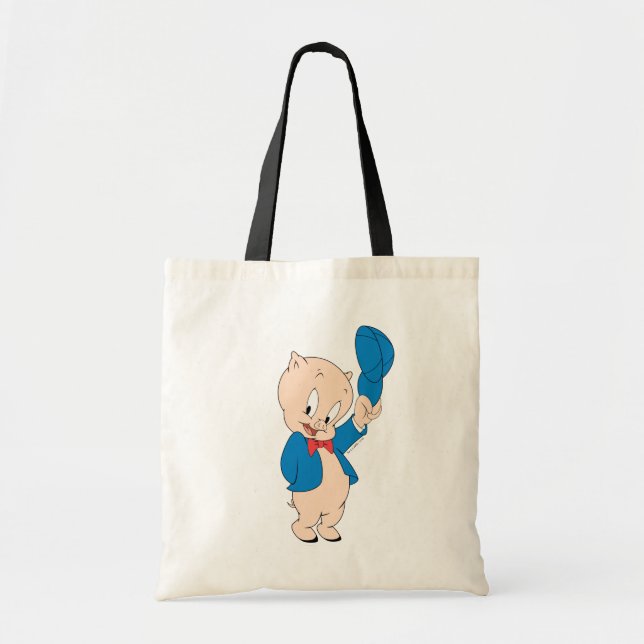 Tote Bag Cochon de porc | Casquette de vague (Devant)