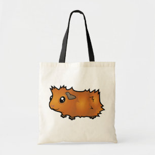 Tote Bag Cochon d'Inde de dessin animé (ébouriffé)
