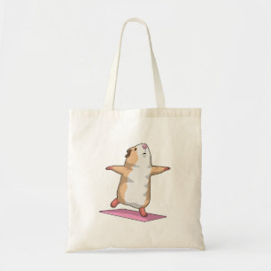 Tote Bag Cochon d'Inde Yoga Méditation Fitness