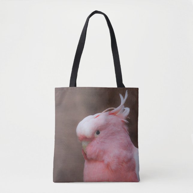 Tote Bag Cockatoo rose (Devant)